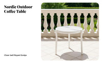 4 Pieces Nordic & design 4-Piece Woven Lounge Furniture Modern Design Patio Seating Set weather-resistant Outdoor Furnishing long-lasting Construction for Families, hosts, homeowners, Balcony, rearyard, Porch, waterside