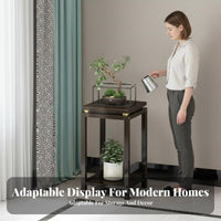Chinese & design Multi-Tier Plant Stand Decorative Multie-lev Pot storage rackSaving blossom Shelf Elegant Design for Gardeners, Homeowners, Living Room, Balcony, Bedroom, Corner