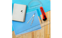 Geometry Tool Kit Complete Drawing Tool Kit Transparent Stationery for Students, Classroom