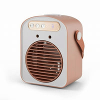 Humidifying Mini Air Cooler with Handle Personal Mini Air Cooler Cool Mist Portable Cooling Fan Quiet for Office Workers
