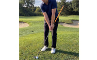 Golf Swing Practice Tool Club Golf Alignment Rod Low-Profile Athletic Goods for Golfers, Backyard