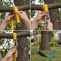 Kids' Outdoor/Indoor Swing Chair with 300KG Weight Capacity