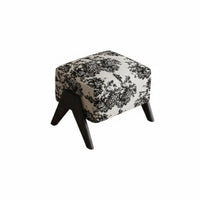 Vintage Design Upholstered Rectangular Bench hardwood Wood Legs Ottoman Multi-Functional Footrest Padded Seat for Homeowners, Families, Adults, Living Room, Entryway, Bedroom, Home Office