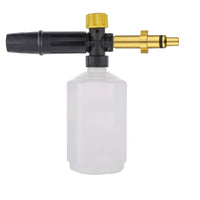 Spray Bottle for Car Cleaning and Car Wash, Heavy Duty Pump Sprayer for Detailing, Foam Unit with Adapters, PVC Bundle with Adjustable Nozzle