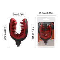 Fishing Rod Support Head Threaded Fishing Rod Rest Head Ribbed for Fishermen