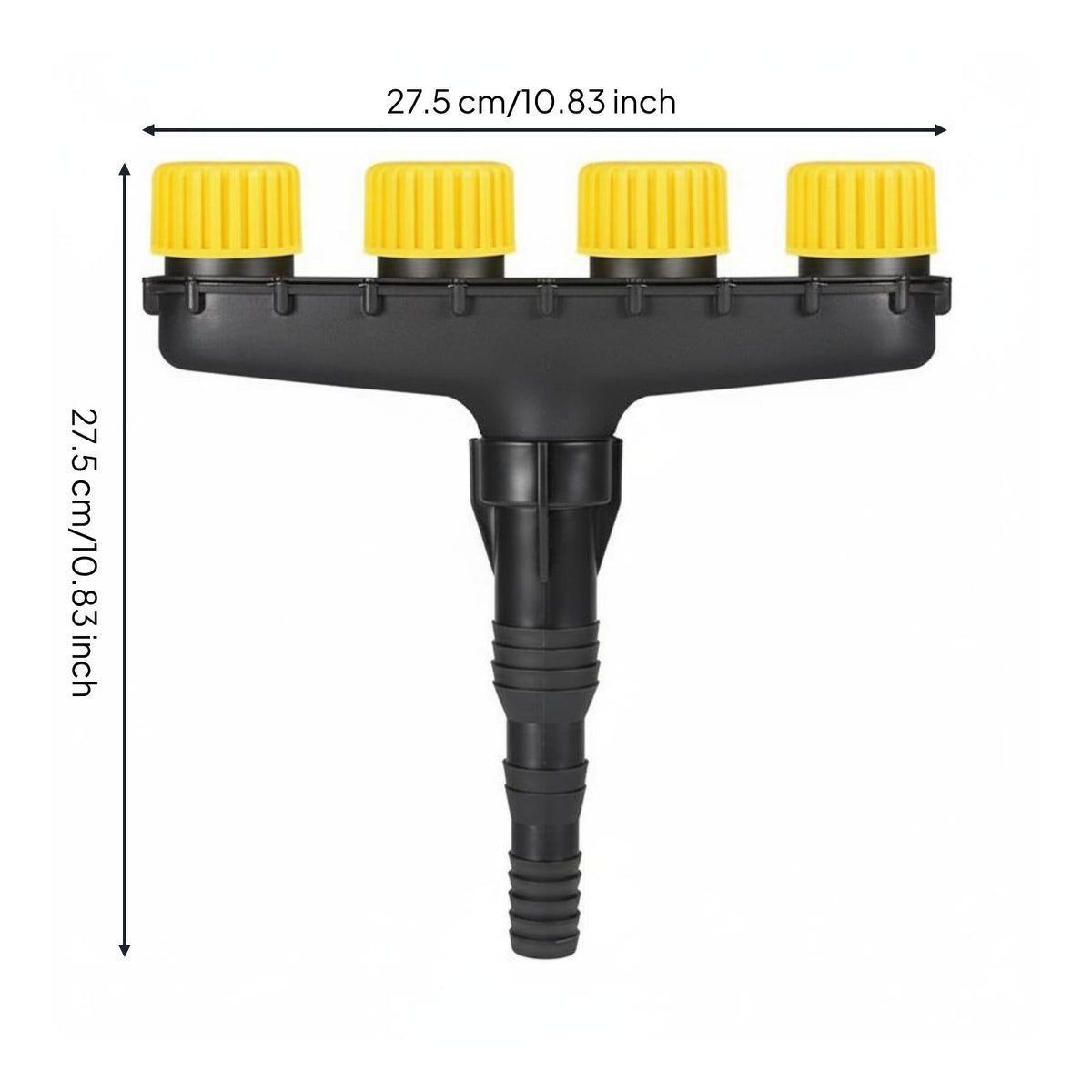 Wide Coverage 4 Head Sprinkler Nozzle Gentle on Plants 4 Way Irrigation Sprinkler Time Saving for Farmers, Farm, Greenhouse