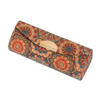 Chinese Design Vintage Pattern Lipstick Case Great Gift Portable Lipstick Holder Lightweight Small Makeup Organizer for Travel, Purse