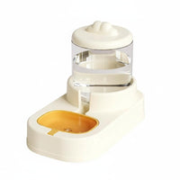 Easy to Clean Weight-Based Pet Feeder and Waterer Set Large Capacity Automatic Pet Feeder Anti-Skid Base