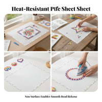 Nonstick PTFE Baking Cloth Perforationperforation-Less Textured Baking Cloth Heat Resistant Kitchenware Reusable