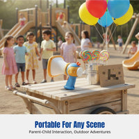 Mini Megaphone Speaker, Voice Amplifier, Recording Toy, Outdoor, Kids, Market Stall, Surprise Color