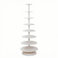 Multi-Tier Cake Stand Cake Stand with Plates White Serving Platter for Weddings