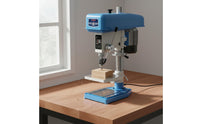 High Precision Tabletop Drill Press Multi-Functional Bench Drill Press Industrial Grade Tabletop Drilling Tool Adjustable Speed for DIY Enthusiasts, Hobbyists, Home Use, Garage