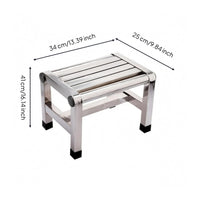 Stainless Metal Stool Anti-Slip Foot Feet Seating Furniture Crossbar Support