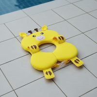 Cartoon Design Underarm Swim Band Adjustable Size Anti Tip Baby Buoyancy Aid Leg Support Deer Swim Buoyancy Aid for Babies, Toddlers, Children 3-4 Years