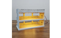 1/64 Parking Garage 3-level/64 Car Display Cabinet Miniature Display Diecast Car Garage for Collectors, Desk