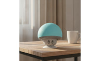 Mini Fungus Speaker Compact Speaker with Phone Stand Electronics Wireless Easy to Use for Students, Desk, Bedside Table