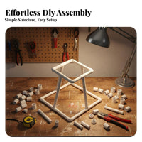 Multipurpose UPVC Pipe Joints Multi-Purpose DIY Frame Building Parts Creative Projects Plastic Tube Joints Easy to Assemble for Crafters, Parents, Homeowners, Workshop, Home, Playroom, Garden