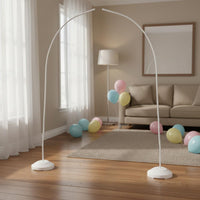 Balloon Arch Frame White Balloon Arch Stand Indoor Outdoor Use for Shop Openings
