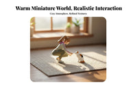 1:64 Scale Figure Realistic Poses Diorama Cat Model Creative Decoration Sand Table Animal Figure for Hobbyists, Dioramas