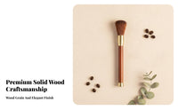 Dense Bristles Coffee Cleaning Brush Slim Cylindrical Coffee Grinder Brush Brass-Colored Manual