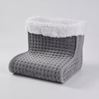 Electric Foot Warmer Electric Foot Warmer Quilted Heated Boot for Desk, Sofa