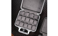 14-Slot Watch Box Lockable Aluminum Watch Case Tough-Exterior Organizer for Collectors, Journeyers