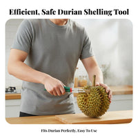 Durian Opener Easy to Use Durian Opening Pliers Sturdy Manual Fruit Opener for Home Cooks, Chefs, Restaurant, Supermarket, Parties