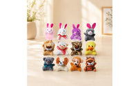 12 Pieces Easter Eggs with Soft Toy Toys Huggable Soft Toy Toy with Plastic Egg