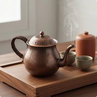 1000 Ml Violet Copper Water Kettle No Coating Household Drinkware