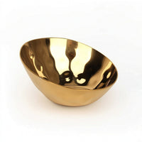 Nut Bowl Mirrored Hammered Serving Bowl Ice Cream Dish for Dinners