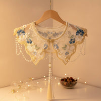 Shoulder Cape Traditional Faux Collar Colorful for Costume Parties