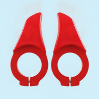 2 Pieces Cycle Bar End Grip Secure Lock Mountain Bike Inner Bar End Single-Piece