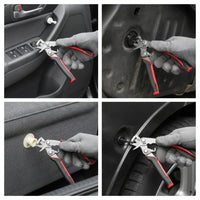 Damage-Safe Car Clip Removal Pliers Ergonomic Push Pin Pliers Non-Slip Plastic Fastener Remover Heavy-Duty for Mechanics