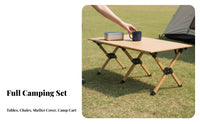 Foldable Roll-Top Table with Folding Chairs space-saving Storage Camping Dining Set Lightweight Portable Furniture Easy to Assemble for outdoor mealkers, Families, Event Hosts, outdoor meals, Backyard Gatherings, Tailgating, Parties