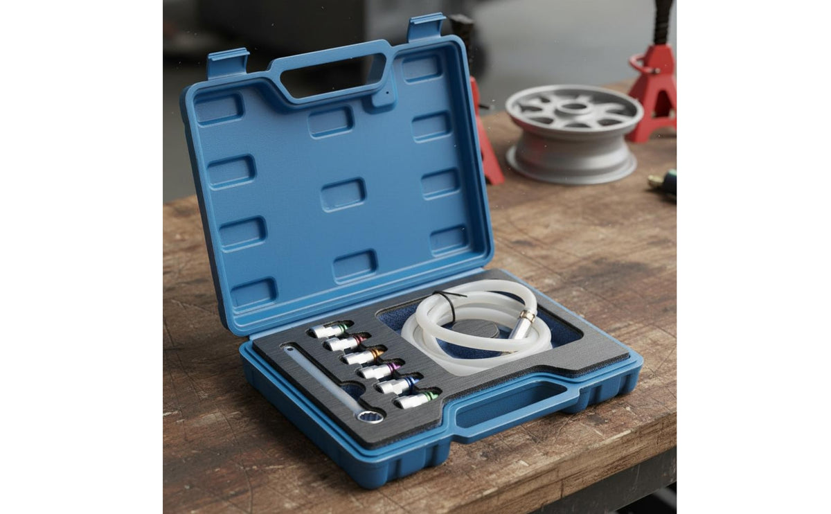 8 Pieces Multi-Size Sockets Brake Bleeder Wrench Set Easy to Loosen and Tighten Caliper Bleeder Wrench Set Auto Tool for Garage