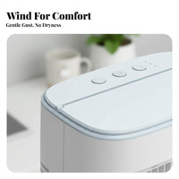 Mini Air Conditioner Fan Three Settings Mini Misting Fan Cools & Humidifies Portable Water-Cooled Air Chiller for Office, Bedroom, Dorm Room