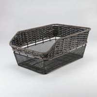 Rear Bike Basket Large Capacity Rear Cycle Basket Heavy Duty for Cyclists, Commuters, Commuting, Errands