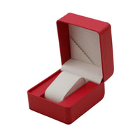 Textured Watch Box with Pillow Soft Watch Display Case with Pillow Gift-Ready Organizer Long-Lasting for Travel