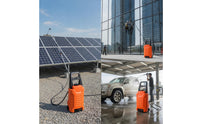 Mobile Portable Water Tank with Wheels Compact Water Tank with Wheels Leakleakproof Stabilized for Yards