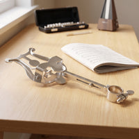 Music Clip with Instrument Clamp Lightweight Music Sheet Clip Compact Musical Accessory for Marching Band Members