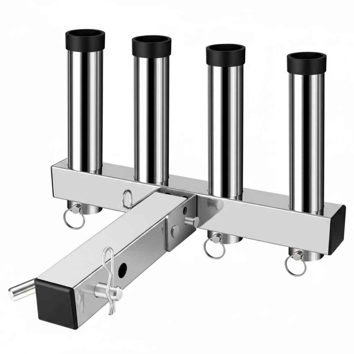 Trucks Bed Fishing Rod Holder No Required Hitch Mount Fishing Rod Holder Adjustable Angle for Fishermen, Boating