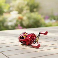Low-Profile Baitcasting Reel Ultra-Light Low-Profile Casting Reel Baitcaster Metal Alloy Lightweight for Anglers