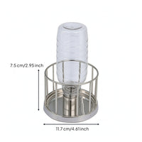 Turtle Feeding Dish with Guard Easy to Clean Stainless Steel Turtle Bowl