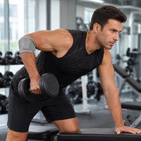 Compression Elbow Brace with Pad Safeguarding Wraparound Elbow Support Secure Fit Targeted for Athletes, Tennis, Gym