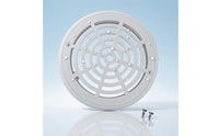 8-Inch Main Drain Cover ABS Plastic Round Pool Drain Cover White Screw-Fixed