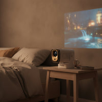 Portable-Intelligent Projector Native FHD Mini Display Device Compact for Dorm Room