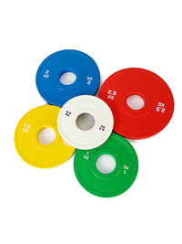 TTCZ Rubber Bumper Plates 0.5-2.5kg Set of 2 for Weightlifting