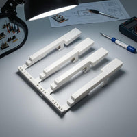 White Piano-Style Key Strip Replace Worn Keys White Gloss Keytops