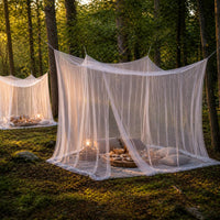 Portable Outdoor Camping Mosquito Net Tent for Travel, Large Square Bed Canopy