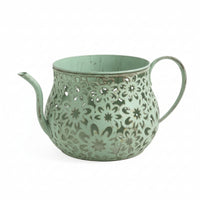 Watering Can Planter Rustic Planter with Handle Perforated Watering Can with Long Spout for Garden, Indoor